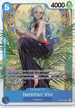 ONE PIECE Nefeltari Vivi #EB03-024 Foil EB03 One Piece Heroines Edition NM - Image 1