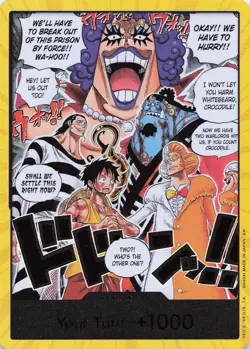 ONE PIECE DON!! Card (Alternate Art) (Gold) # Foil The Time of Battle NM - Image 1