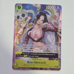 Bandai One Piece Card Game Boa Hancock SR SP Alt Art Holo 10000 OP14-112 - Image 1