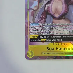 Bandai One Piece Card Game Boa Hancock SR SP Alt Art Holo 10000 OP14-112 - Image 5