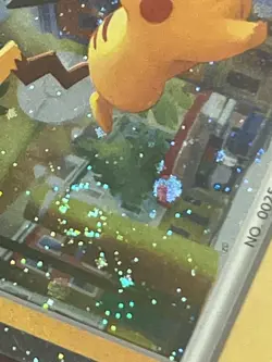 Rare Pikachu Pokemon Card 018/091 NM Cosmos Holo Swirl Swirls🌀 2024 - Image 3