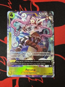 One Piece TCG Perona Rare Alt Art (OP14-111) English/Near Mint - Image 1