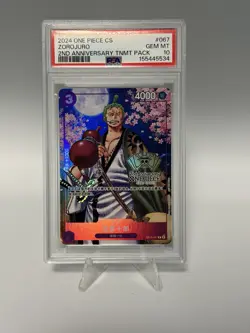 PSA 10 ZOROJURON CS (2ND ANNIVERSARY TMNT PK) OP05-067 One Piece Promotion Foil - Image 1