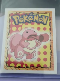 POKEMON SERIES 1, MERLIN TOPPS STICKER # 108, LICKITUNG, YEAR 1999 - Image 1