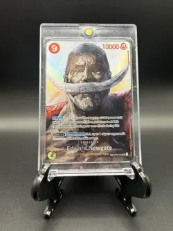EDWARD NEWGATE - One Piece OP02-004 - SP Special Super Rare - Kingdoms Intrigue - Image 1