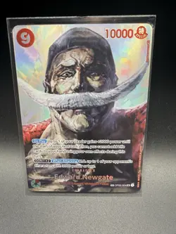 EDWARD NEWGATE - One Piece OP02-004 - SP Special Super Rare - Kingdoms Intrigue - Image 3