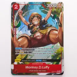 One Piece TCG Monkey D Luffy OP06-013 R Alt Art Wings of the Captain - English - Image 1