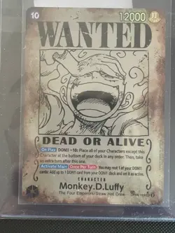 ***FOIL Monkey.D.Luffy (Wanted Poster) (OP09)*** One Piece Kid Icarus - Image 1