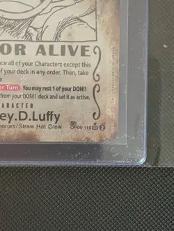***FOIL Monkey.D.Luffy (Wanted Poster) (OP09)*** One Piece Kid Icarus - Image 2