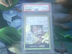 2026 One Piece OP15-EB04 Adventure of Kami’s Island DON!! Luffy GOLD PSA10 - Image 1