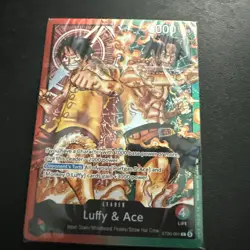 One Piece _ ST30 Starter Deck EX _ Luffy And Ace - DECK ONLY -Sealed - Image 1