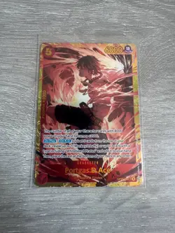 One Piece TCG | Portgas D. Ace | OP16-118 SEC | The Time Of Battle | Mint - Image 1