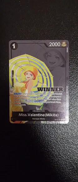 One Piece - Winner - Miss Valentine (Mikita) Foil - OP14-087 R - Image 1