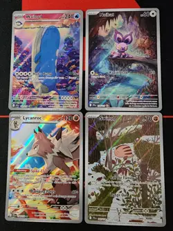Pokemon Journey Together - Lot of 4 Illustration Rares - Wailord, Noibat,... - Image 1