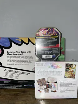 🔥 LOT!! Ascended Heroes Lucario Poster Collection, Prismatic Etb & Gengar Tin! - Image 4