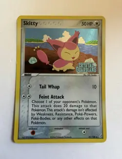 The Pokemon Company Skitty Crystal Guardians Rev Holo Eng 50HP 41/100 - Image 1