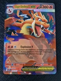 Pokemon TCG Mega Charizard Y EX 022/217 Ascended Heroes - Image 1