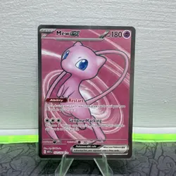 Pokemon TCG Mew EX Scarlet Violet-151 193/165 Holo Ultra Rare English Card - Image 1