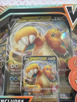Pokemon TCG Dragonite V Collection Box New & sealed Evolving skies booster pack - Image 3
