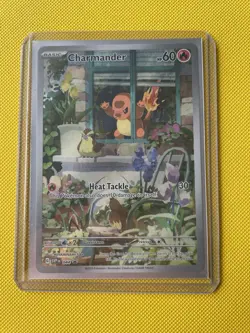 Pokemon TCG S&V Obsidian Flames Charmander ETB Promo Card NM - Image 1