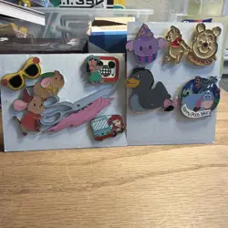 Pin Lot of 9 Assorted Trading Pins Mixed Collection - Image 1