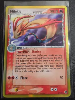 Pokemon TCG Milotic EX Dragon Frontiers Holo Card 5/101 MP - Image 1