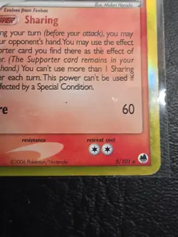 Pokemon TCG Milotic EX Dragon Frontiers Holo Card 5/101 MP - Image 4
