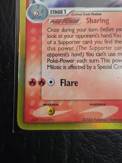Pokemon TCG Milotic EX Dragon Frontiers Holo Card 5/101 MP - Image 5