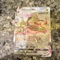 The Pokemon Company Rayquaza VMAX 218/203 Evolving Skies Secret Rare Holo EN AA - Image 1