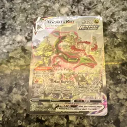 The Pokemon Company Rayquaza VMAX 218/203 Evolving Skies Secret Rare Holo EN AA - Image 2