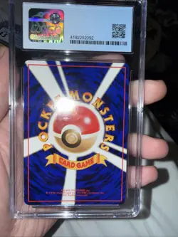 Pokemon Rattata 1998 Vending Series 1 (Blue) #19 Japanese CGC PRISTINE 10 - Image 2