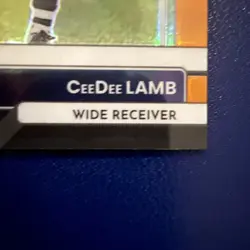 2022 Panini Donruss Optic - CeeDee Lamb #54 Orange Prizm /199 - Image 5