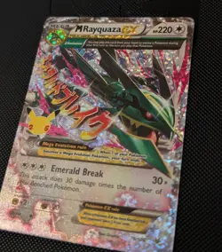 Pokemon TCG M Rayquaza EX 76/108 Ultra Rare NM Celebrations - Image 1