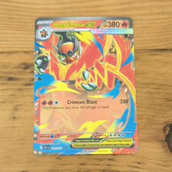 Pokemon TCG Mega Emboar EX 031/217 Ascended Heroes - NM - Image 1