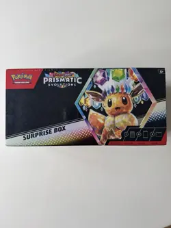 Pokemon TCG Scarlet & Violet Prismatic Evolutions Surprise Box - NEW - SEALED - Image 1