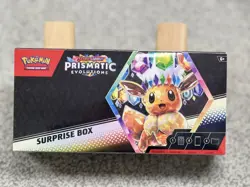 Pokemon Scarlet Violet Prismatic Evolutions Sealed Surprise Box 4 Booster Packs - Image 1