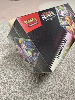 Pokemon Scarlet Violet Prismatic Evolutions Sealed Surprise Box 4 Booster Packs - Image 4