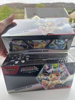 Pokemon TCG Scarlet & Violet Prismatic Evolutions Surprise Box X2 - Image 5