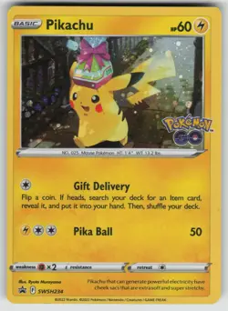 Pikachu SWSH234 Holo Promo Sword & Shield Promo Pokemon Near Mint - Image 1
