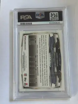 2014 Topps Chrome Aaron Donald Rookie PSA 9 Refractor - Image 2