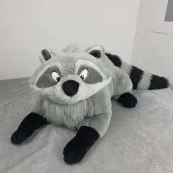 Vintage Walt Disney Pocahontas 36" Large Meeko Raccoon Stuffed Plush Mattel 90s! - Image 1