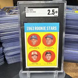 1963 Topps Pete Rose RC #537 SGC 2.5 Rookie Stars HOF Reds – TRUE ROOKIE 🔥 - Image 1