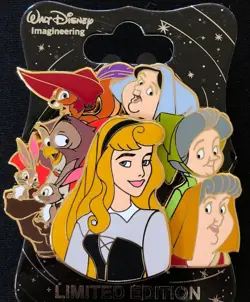Disney WDI Character Cluster Briar Rose Le 250 Pin Sleeping Beauty Aurora - Image 1