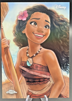 2026 Topps Chrome Disney Moana #AD-10 Art Of Disney SSP Case Hit Original Art - Image 1