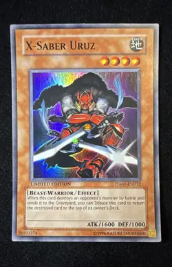 Super Rare Limited Edition | X-Saber Uruz | Hidden Arsenal | HA01-EN012 - Image 1