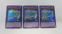 3x INVOKED ELYSIUM PLAYSET 1ST EDITION FUEN-EN033 SECRET RARE YUGIOH UNPLAYED - Image 1