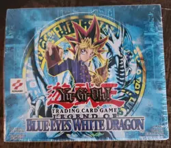 2002 Yu-Gi-Oh! Legend of Blue Eyes White Dragon LOB Factory Sealed Booster Box - Image 1