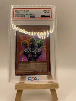 2008 YU-GI-OH! ANNIVERSARY PACK EN007 JINZO PSA 6 - Image 1