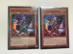 Beginning Knight DOCS-EN022 1st Edition - Yu-Gi-Oh! TCG Super Rare x2 - Image 1