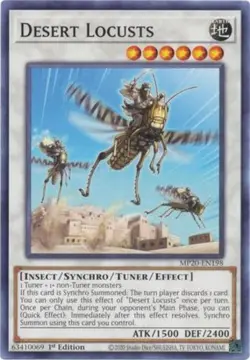 Desert Locusts - MP20-EN198 - Common - 1st Edition - Lightly Played - Image 1